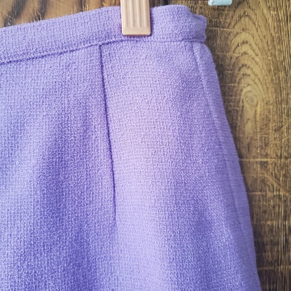 VINTAGE Joseph Magnin purple 3 piece 1950s women's suit Excellent condition - Picture 12 of 15